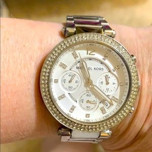 Micheal Kors Silver watch